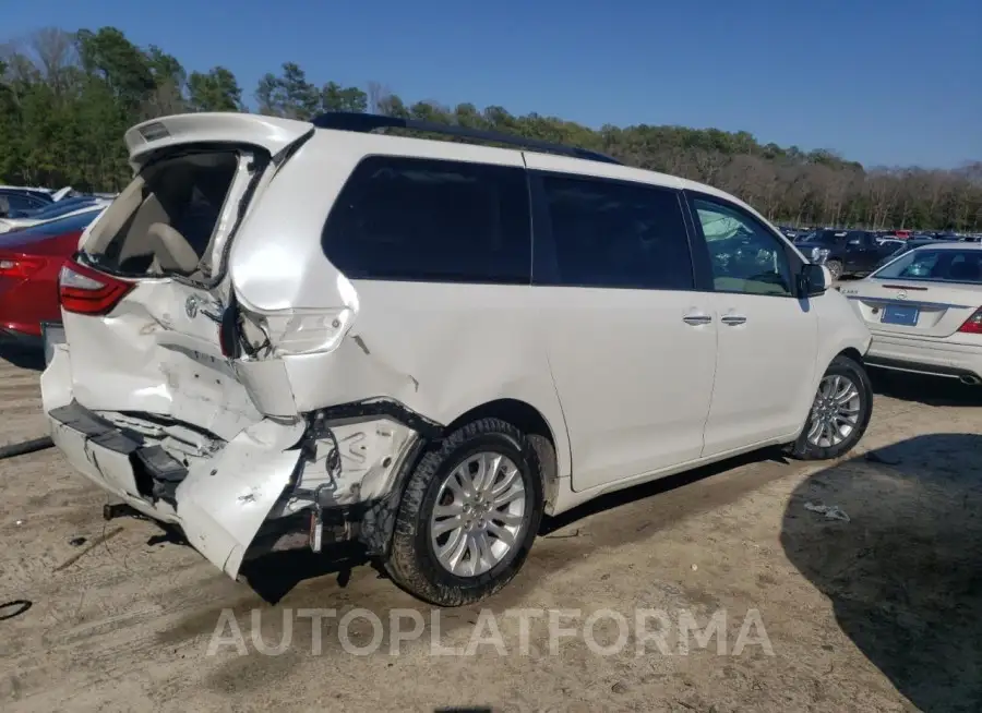 TOYOTA SIENNA XLE 2015 vin 5TDYK3DC5FS626331 from auto auction Copart