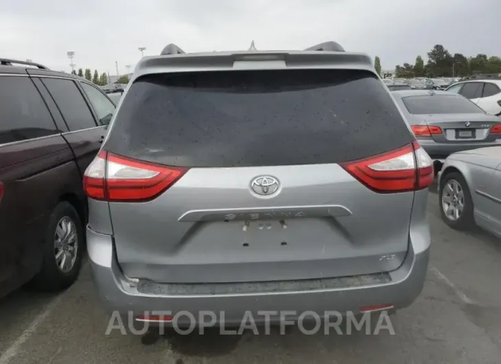 TOYOTA SIENNA XLE 2018 vin 5TDYZ3DC8JS934873 from auto auction Copart