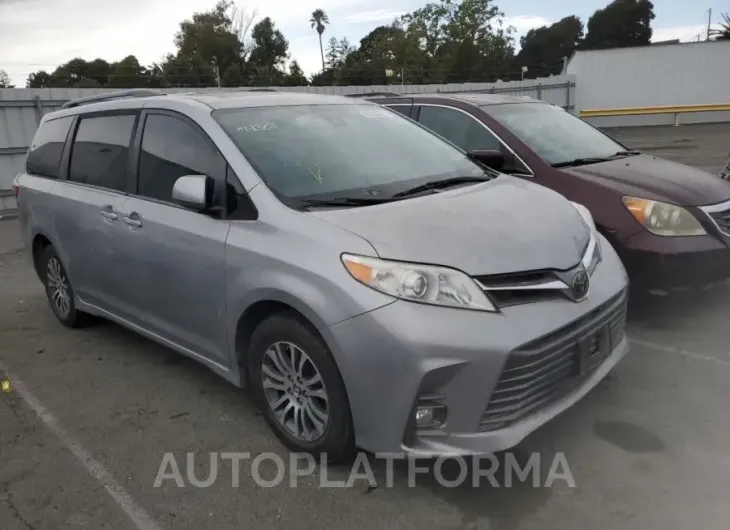 TOYOTA SIENNA XLE 2018 vin 5TDYZ3DC8JS934873 from auto auction Copart