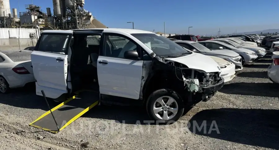 TOYOTA SIENNA 2016 vin 5TDZK3DC2GS693846 from auto auction Copart