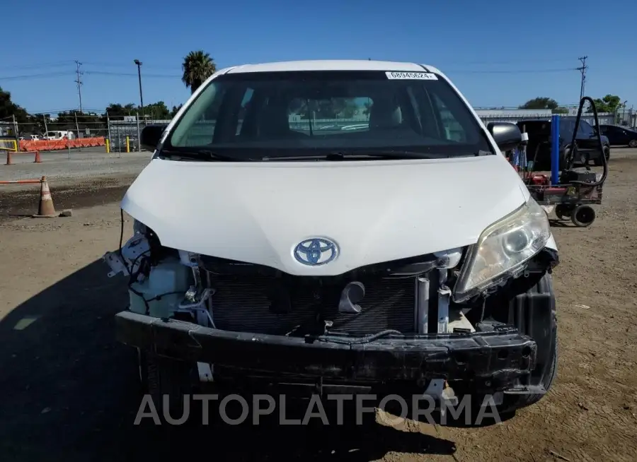 TOYOTA SIENNA 2016 vin 5TDZK3DC2GS693846 from auto auction Copart