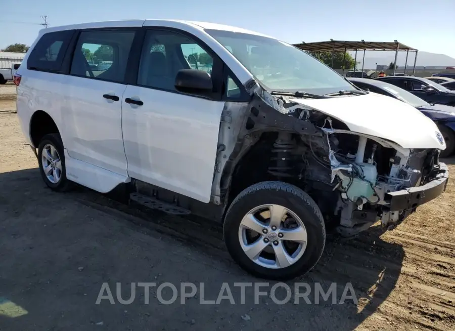 TOYOTA SIENNA 2016 vin 5TDZK3DC2GS693846 from auto auction Copart