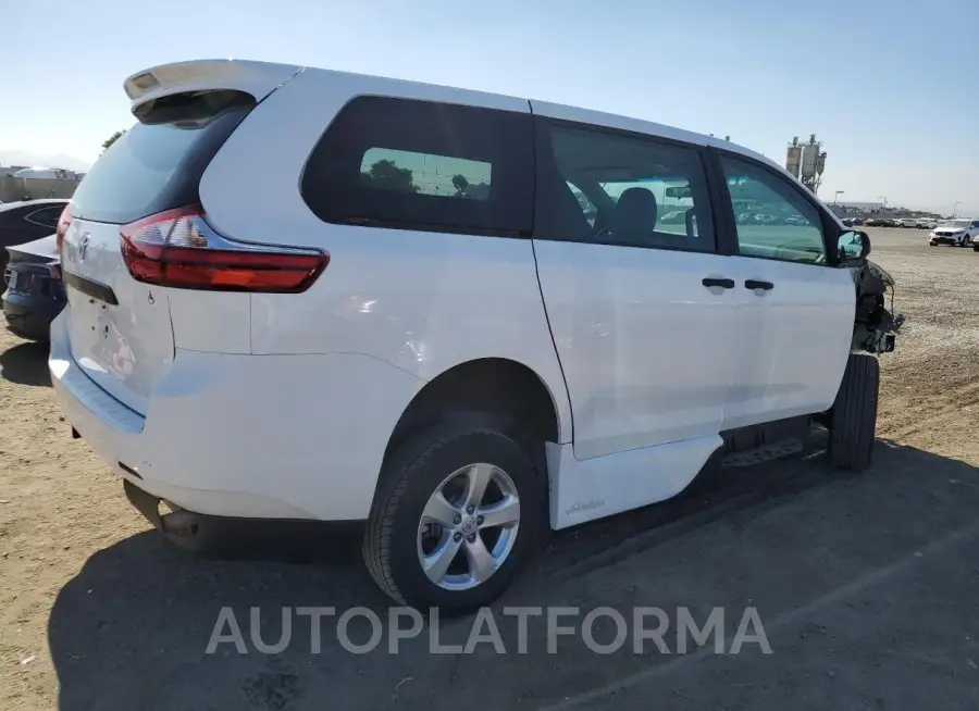 TOYOTA SIENNA 2016 vin 5TDZK3DC2GS693846 from auto auction Copart