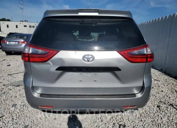 TOYOTA SIENNA L 2020 vin 5TDZZ3DC0LS042723 from auto auction Copart