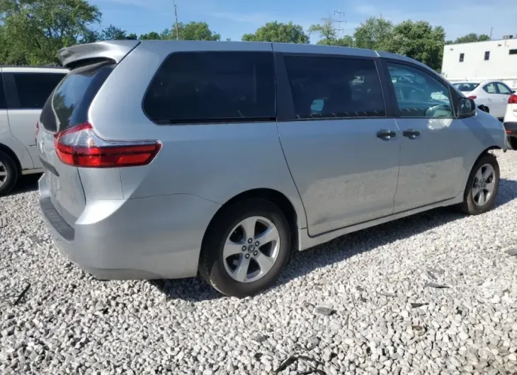 TOYOTA SIENNA L 2020 vin 5TDZZ3DC0LS042723 from auto auction Copart