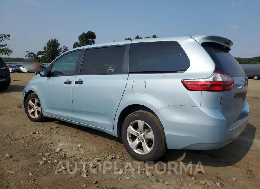 TOYOTA SIENNA 2017 vin 5TDZZ3DC7HS820734 from auto auction Copart