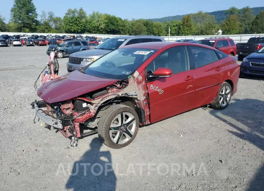 TOYOTA PRIUS 2017 vin JTDKARFU3H3537217 from auto auction Copart