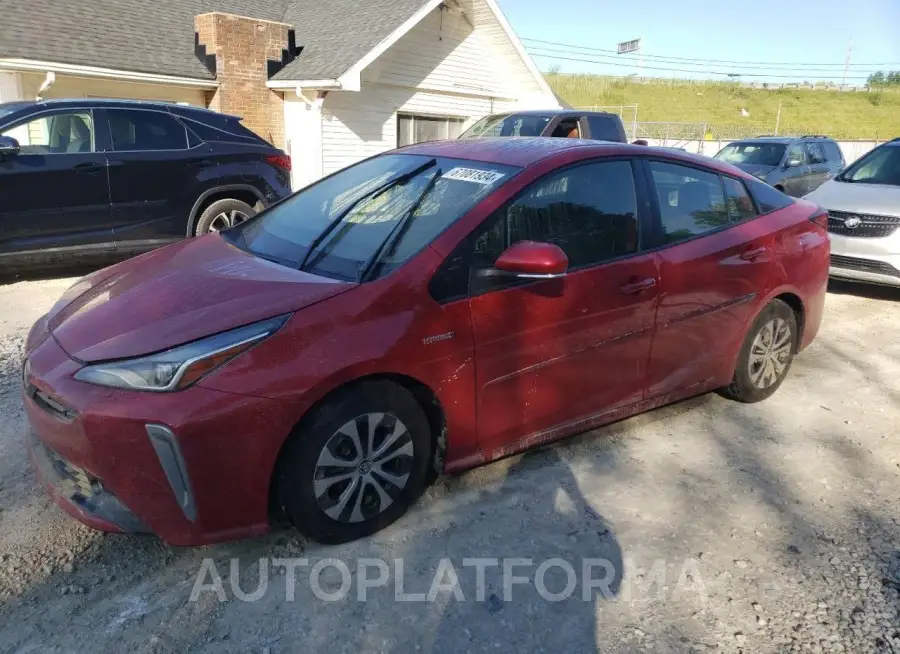 TOYOTA PRIUS LE 2022 vin JTDL9MFU3N3037666 from auto auction Copart