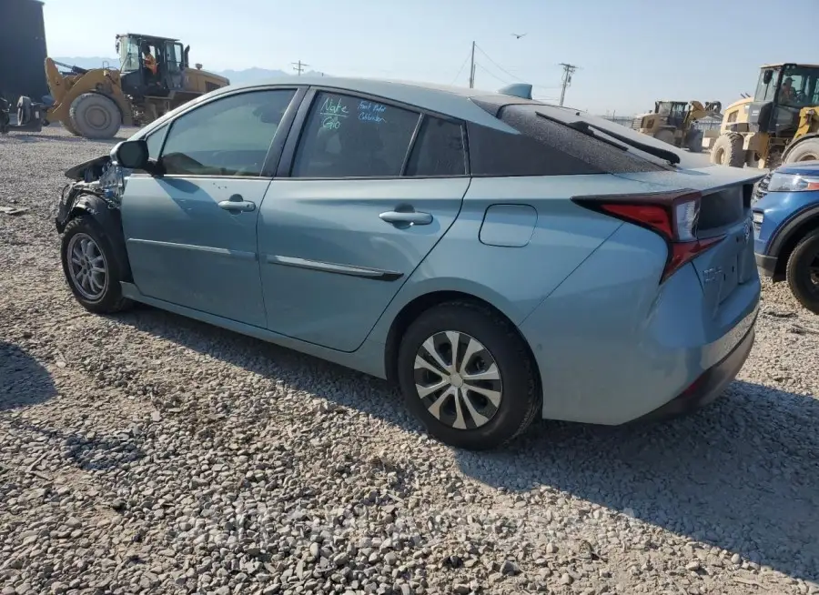 TOYOTA PRIUS LE 2020 vin JTDL9RFU2L3014664 from auto auction Copart