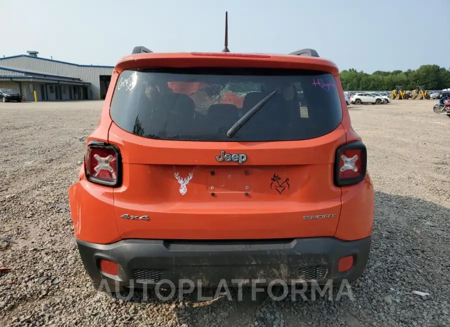 JEEP RENEGADE S 2017 vin ZACCJBAB8HPE66299 from auto auction Copart