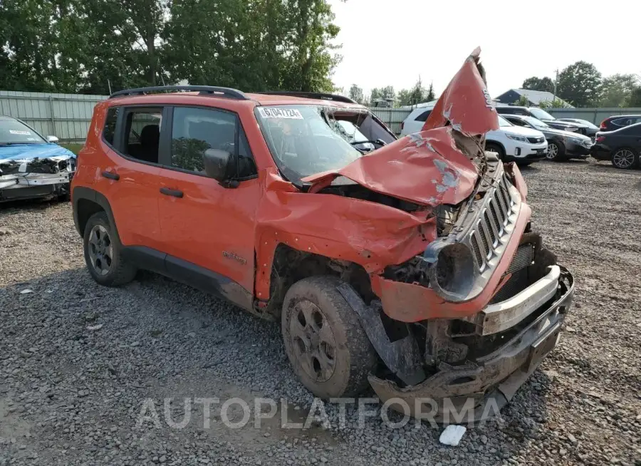 JEEP RENEGADE S 2017 vin ZACCJBAB8HPE66299 from auto auction Copart