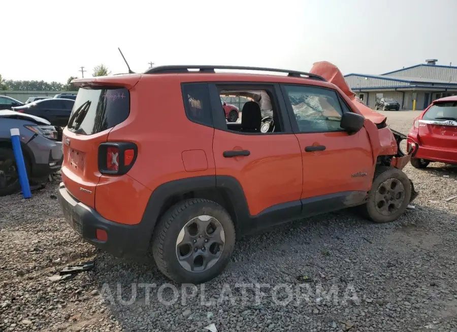 JEEP RENEGADE S 2017 vin ZACCJBAB8HPE66299 from auto auction Copart