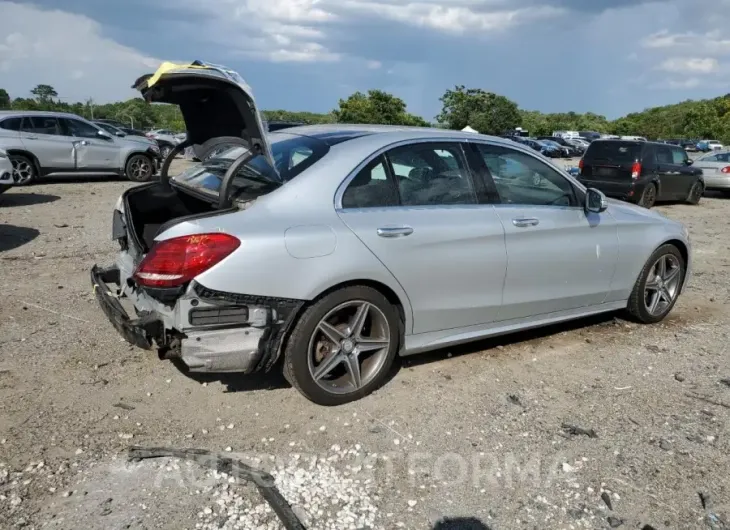 MERCEDES-BENZ C 300 4MAT 2015 vin 55SWF4KB8FU018401 from auto auction Copart