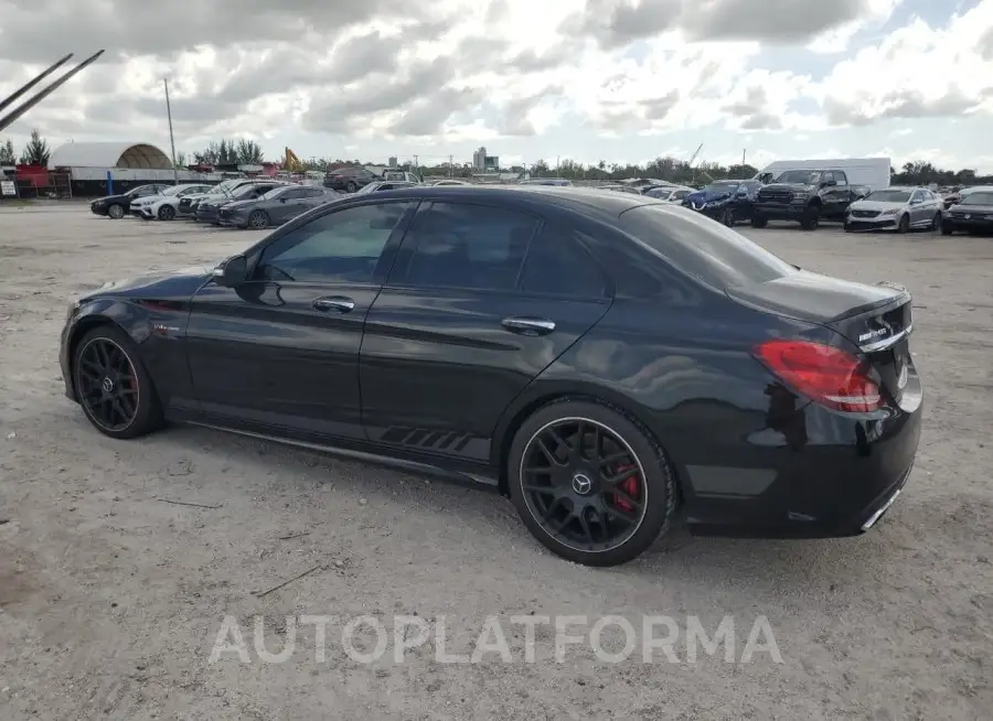 MERCEDES-BENZ C 63 AMG-S 2015 vin 55SWF8HB7FU081942 from auto auction Copart