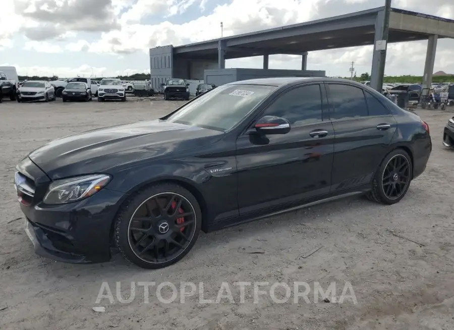 MERCEDES-BENZ C 63 AMG-S 2015 vin 55SWF8HB7FU081942 from auto auction Copart