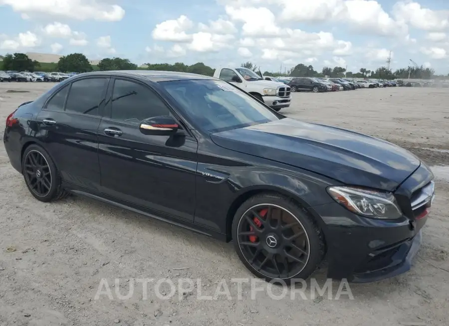 MERCEDES-BENZ C 63 AMG-S 2015 vin 55SWF8HB7FU081942 from auto auction Copart