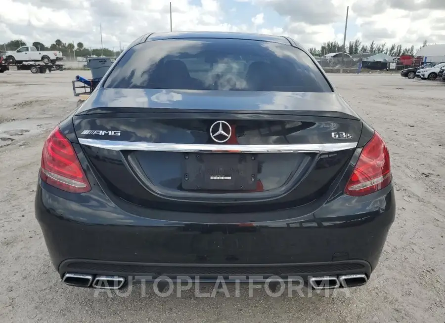 MERCEDES-BENZ C 63 AMG-S 2015 vin 55SWF8HB7FU081942 from auto auction Copart