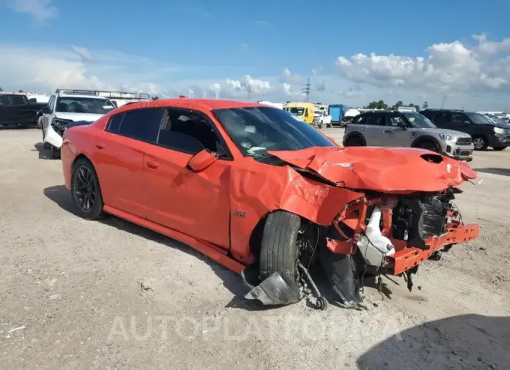 DODGE CHARGER SC 2022 vin 2C3CDXGJ6NH221053 from auto auction Copart