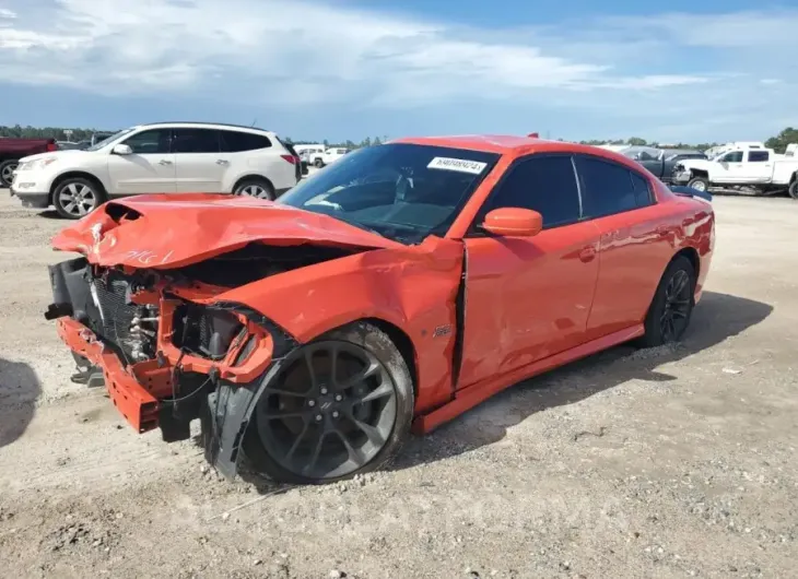 DODGE CHARGER SC 2022 vin 2C3CDXGJ6NH221053 from auto auction Copart