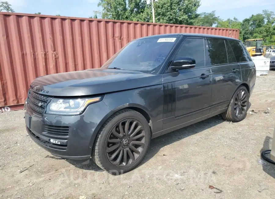 LAND ROVER RANGE ROVE 2017 vin SALGS2FE7HA341675 from auto auction Copart