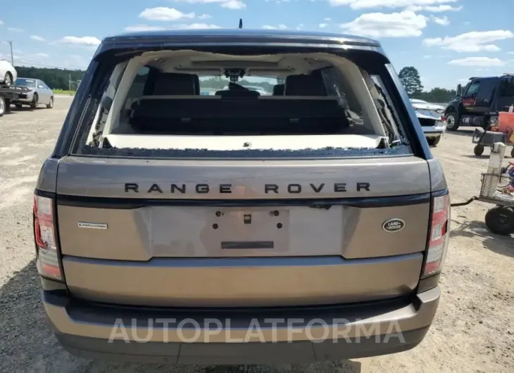 LAND ROVER RANGE ROVE 2016 vin SALGS3EF7GA276163 from auto auction Copart