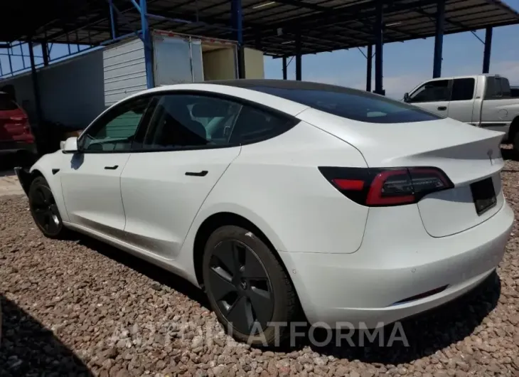 TESLA MODEL 3 2021 vin 5YJ3E1EA0MF939596 from auto auction Copart