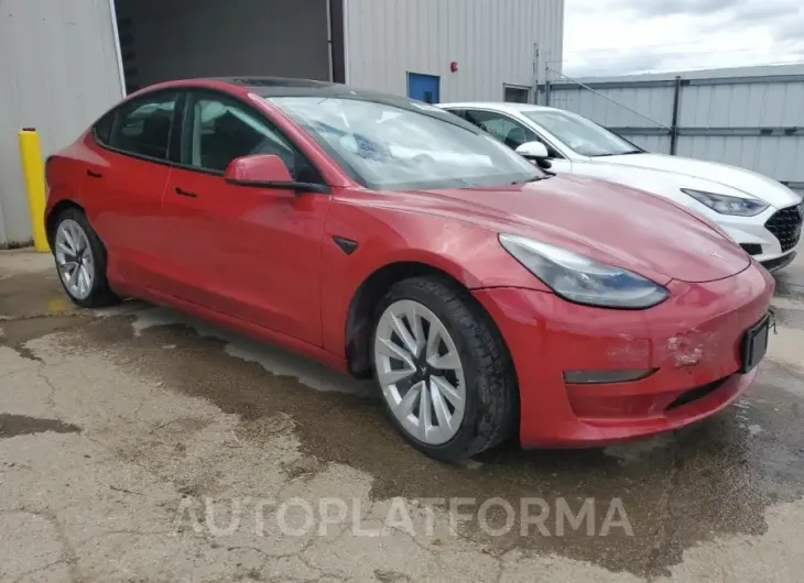 TESLA MODEL 3 2022 vin 5YJ3E1EA3NF290376 from auto auction Copart