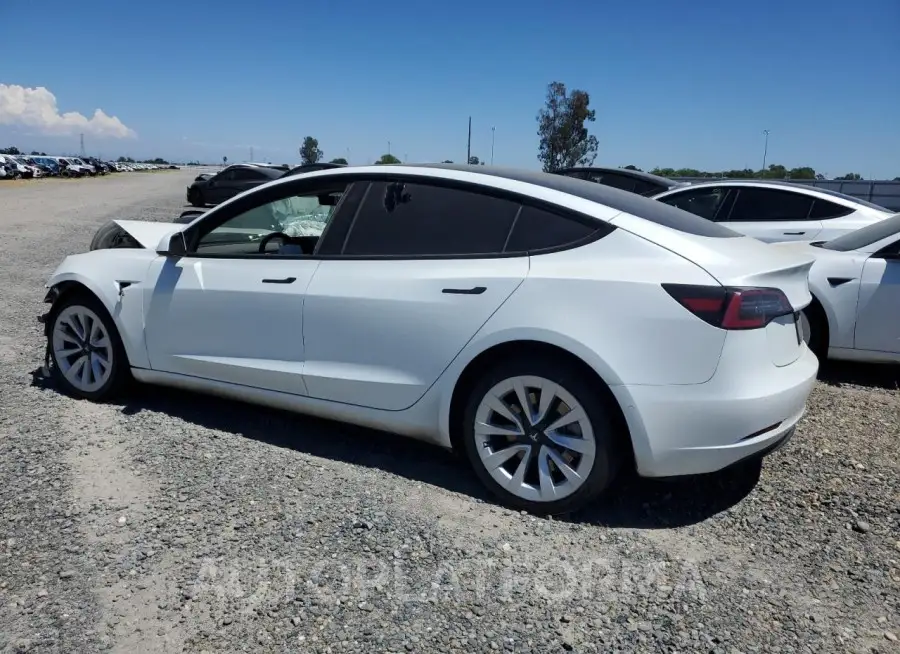 TESLA MODEL 3 2022 vin 5YJ3E1EB5NF144182 from auto auction Copart