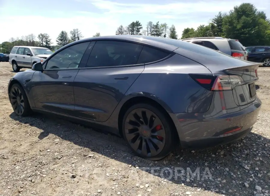 TESLA MODEL 3 2022 vin 5YJ3E1EC4NF295801 from auto auction Copart