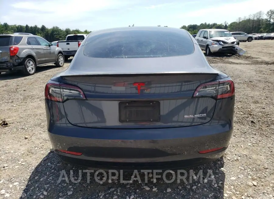 TESLA MODEL 3 2022 vin 5YJ3E1EC4NF295801 from auto auction Copart