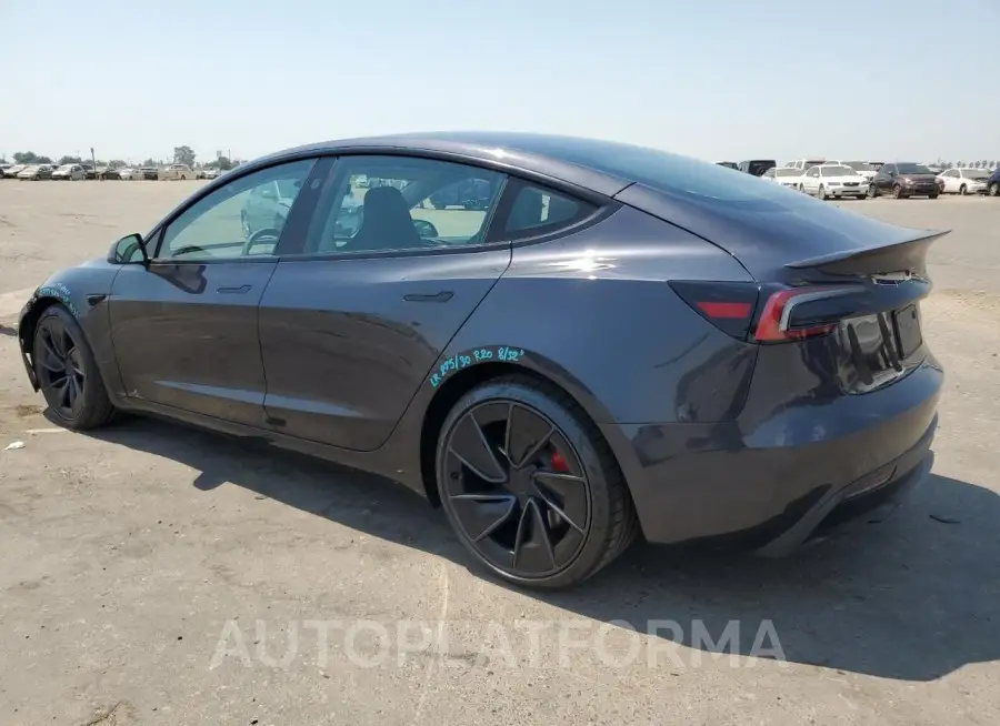 TESLA MODEL 3 2024 vin 5YJ3E1ET8RF786815 from auto auction Copart