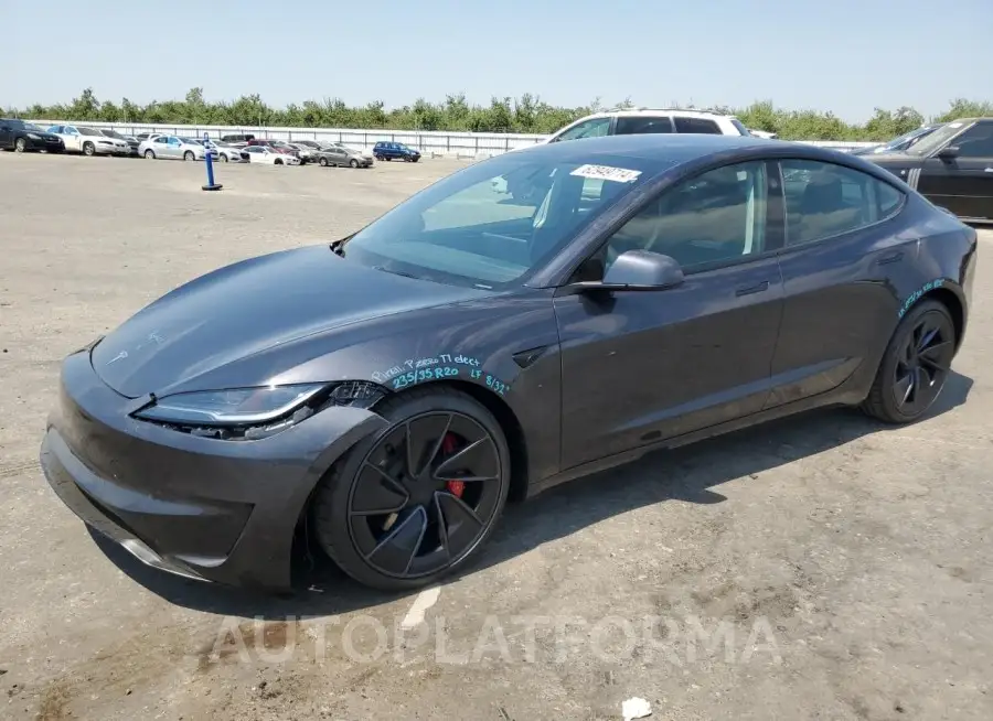 TESLA MODEL 3 2024 vin 5YJ3E1ET8RF786815 from auto auction Copart