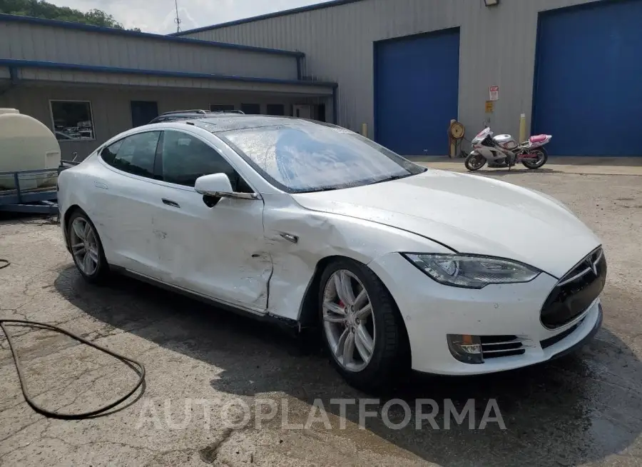 TESLA MODEL S 85 2015 vin 5YJSA1H27FFP64388 from auto auction Copart