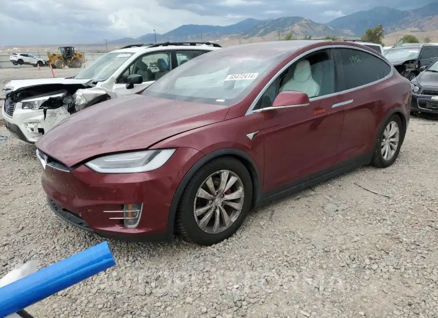 TESLA MODEL X 2016 vin 5YJXCAE41GFS02722 from auto auction Copart