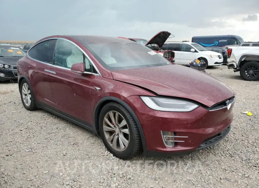 TESLA MODEL X 2016 vin 5YJXCAE41GFS02722 from auto auction Copart