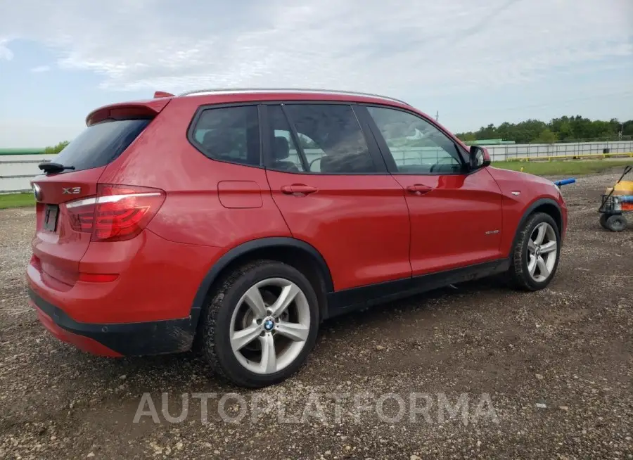 BMW X3 SDRIVE2 2017 vin 5UXWZ7C53H0V86297 from auto auction Copart