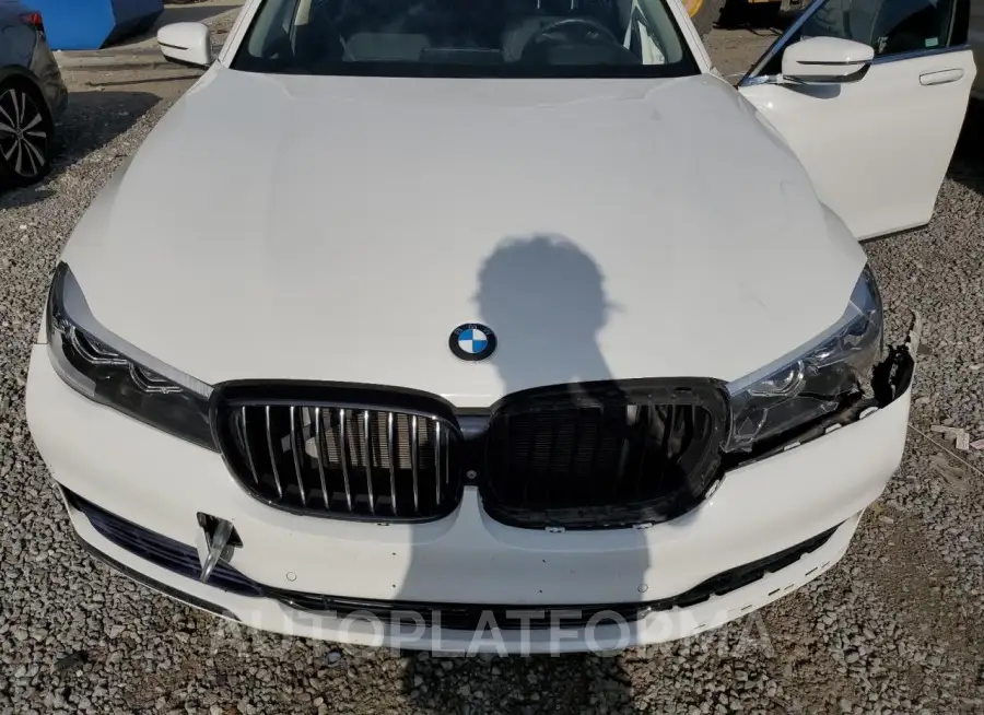 BMW 740 I 2017 vin WBA7E2C52HG739261 from auto auction Copart