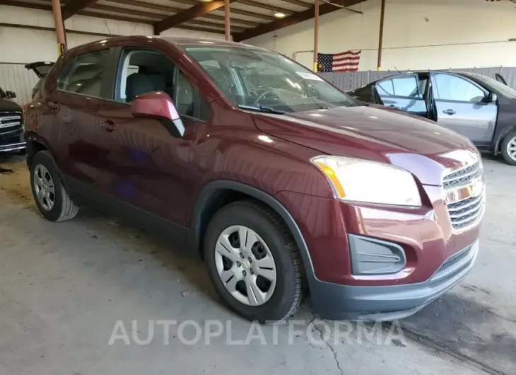 CHEVROLET TRAX LS 2016 vin 3GNCJKSB8GL244696 from auto auction Copart