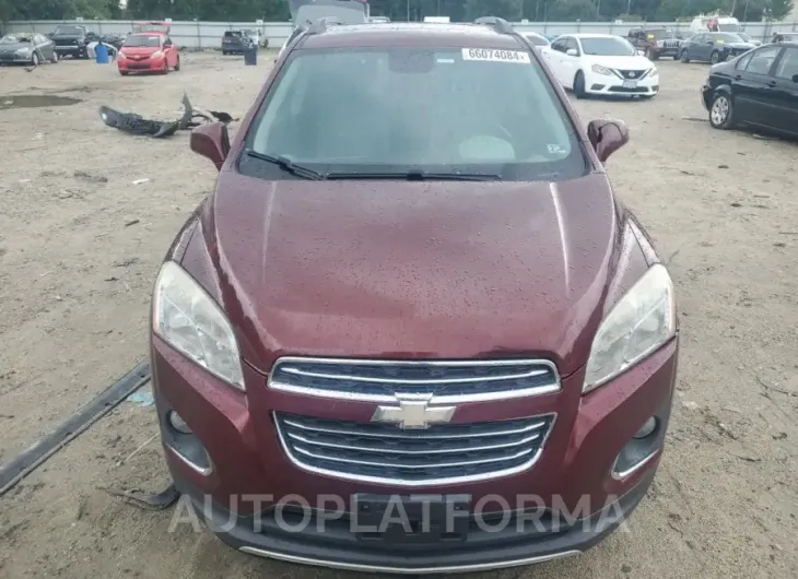 CHEVROLET TRAX LTZ 2016 vin 3GNCJRSB5GL140658 from auto auction Copart