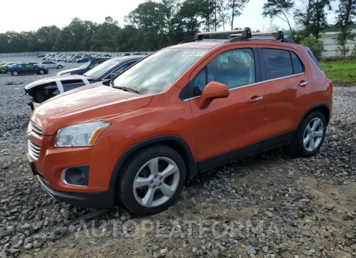 CHEVROLET TRAX LTZ 2015 vin KL7CJNSB5FB242993 from auto auction Copart