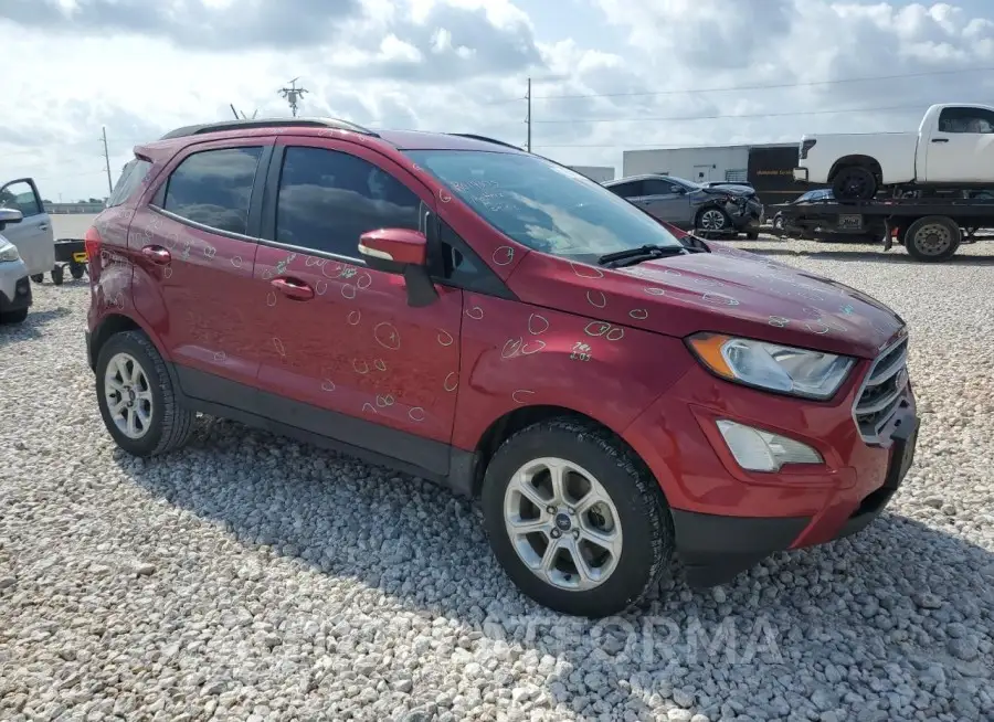 FORD ECOSPORT S 2020 vin MAJ3S2GE1LC365851 from auto auction Copart