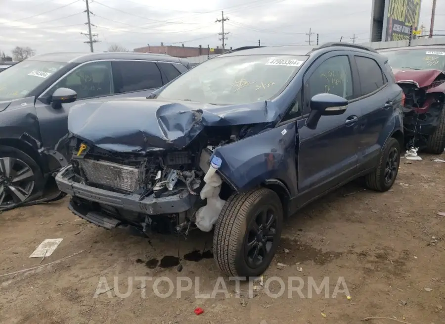 FORD ECOSPORT S 2022 vin MAJ6S3GL7NC474237 from auto auction Copart