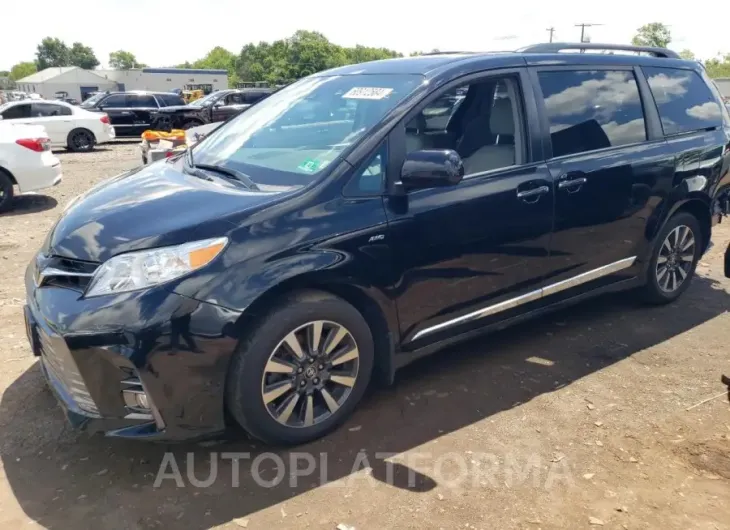 TOYOTA SIENNA XLE 2019 vin 5TDDZ3DC5KS216598 from auto auction Copart