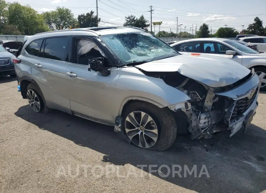 TOYOTA HIGHLANDER 2022 vin 5TDGZRBH5NS585903 from auto auction Copart