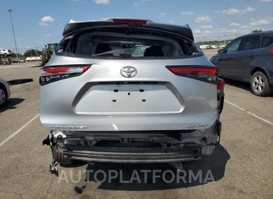 TOYOTA HIGHLANDER 2022 vin 5TDGZRBH5NS585903 from auto auction Copart