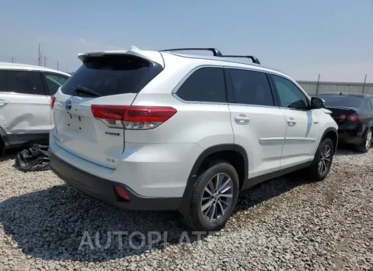 TOYOTA HIGHLANDER 2019 vin 5TDJGRFH5KS067064 from auto auction Copart