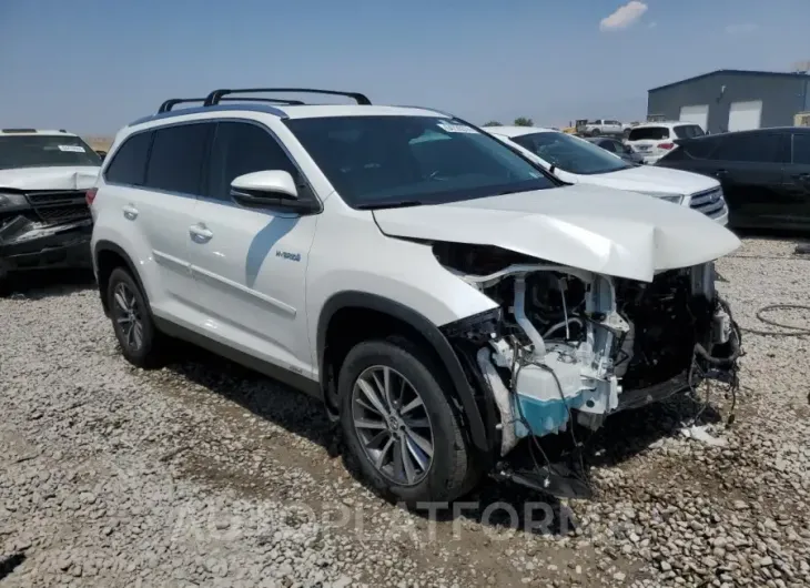 TOYOTA HIGHLANDER 2019 vin 5TDJGRFH5KS067064 from auto auction Copart