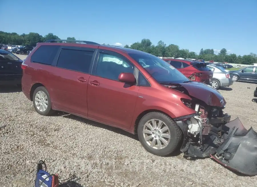 TOYOTA SIENNA LE 2016 vin 5TDJK3DCXGS133229 from auto auction Copart