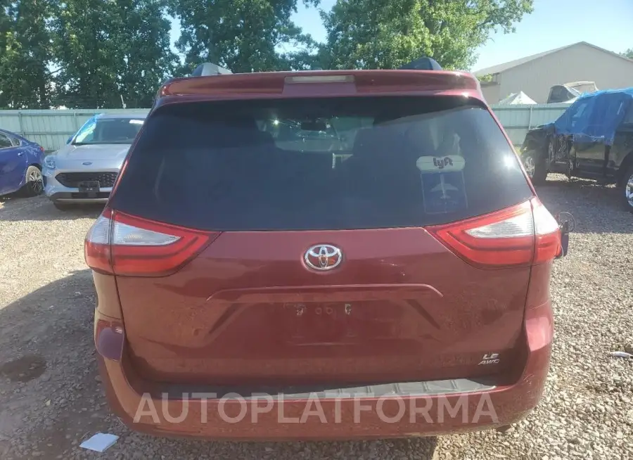 TOYOTA SIENNA LE 2016 vin 5TDJK3DCXGS133229 from auto auction Copart