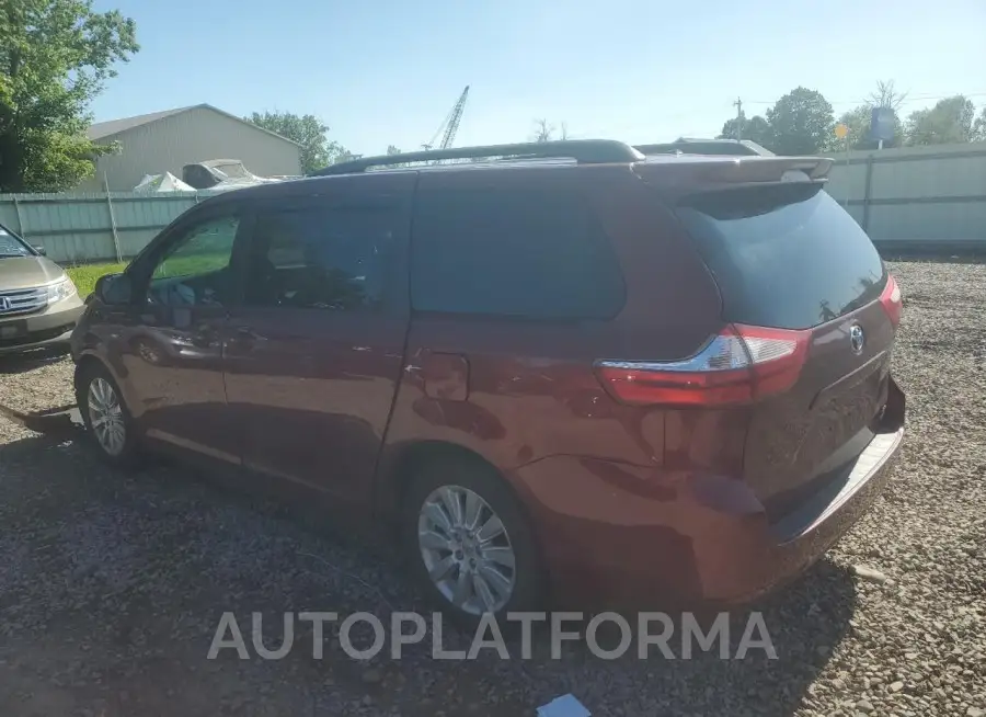 TOYOTA SIENNA LE 2016 vin 5TDJK3DCXGS133229 from auto auction Copart